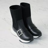 厚底ビジューバックルニットスニーカーブーツ | VIVIAN COLLECTION | 詳細画像7