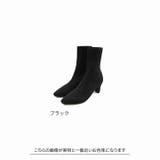 ポインテッドトゥプレートヒールニットショートブーツ | VIVIAN COLLECTION | 詳細画像2