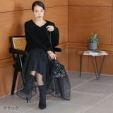 ポインテッドトゥプレートヒールニットショートブーツ | VIVIAN COLLECTION | 詳細画像11