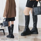 厚底ボリュームソールストレッチロングブーツ | VIVIAN COLLECTION | 詳細画像9 