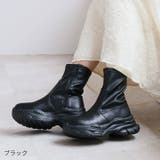 厚底ストレッチスニーカーショートブーツ | VIVIAN COLLECTION | 詳細画像15