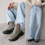 厚底ストレッチスニーカーショートブーツ | VIVIAN COLLECTION | 詳細画像10