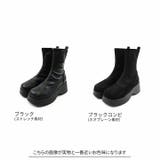 ボリュームトゥ厚底ストレッチブーツ | VIVIAN COLLECTION | 詳細画像2