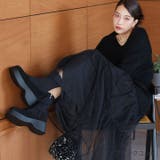 ボリュームトゥ厚底ストレッチブーツ | VIVIAN COLLECTION | 詳細画像16
