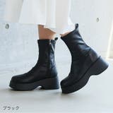 ボリュームトゥ厚底ストレッチブーツ | VIVIAN COLLECTION | 詳細画像19