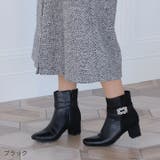 スクエアトゥビジューバックルショートブーツ | VIVIAN COLLECTION | 詳細画像15