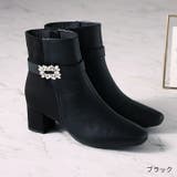 スクエアトゥビジューバックルショートブーツ | VIVIAN COLLECTION | 詳細画像19