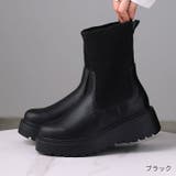 厚底ニットショートブーツ | VIVIAN COLLECTION | 詳細画像15 