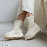 厚底ニットショートブーツ | VIVIAN COLLECTION | 詳細画像16 