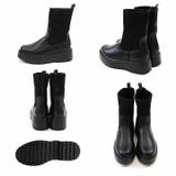 厚底ニットショートブーツ | VIVIAN COLLECTION | 詳細画像3 