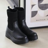 厚底ニットショートブーツ | VIVIAN COLLECTION | 詳細画像7 