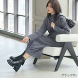 スクエアトゥ厚底ストレッチショートブーツ | VIVIAN COLLECTION | 詳細画像13