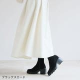 スクエアトゥ厚底ストレッチショートブーツ | VIVIAN COLLECTION | 詳細画像16