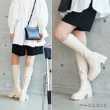 スクエアトゥ厚底ストレッチロングブーツ | VIVIAN COLLECTION | 詳細画像11 