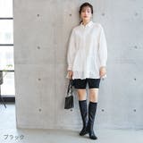 スクエアトゥプレートヒールストレッチロングブーツ | VIVIAN COLLECTION | 詳細画像17