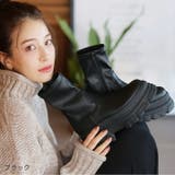 厚底トラックソールストレッチショートブーツ | VIVIAN COLLECTION | 詳細画像17