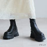 厚底トラックソールストレッチショートブーツ | VIVIAN COLLECTION | 詳細画像19