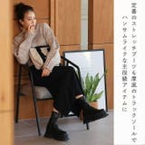 厚底トラックソールストレッチショートブーツ | VIVIAN COLLECTION | 詳細画像5