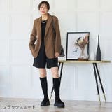 ラウンドトゥ厚底ストレッチロングブーツ | VIVIAN COLLECTION | 詳細画像14