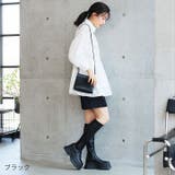 ラウンドトゥ厚底ストレッチロングブーツ | VIVIAN COLLECTION | 詳細画像17