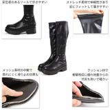 厚底ストレッチロングブーツ | VIVIAN COLLECTION | 詳細画像4