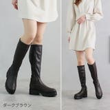 厚底ストレッチロングブーツ | VIVIAN COLLECTION | 詳細画像9