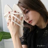 ポインテッドトゥアシメ華奢ストラップサンダル | VIVIAN COLLECTION | 詳細画像18