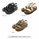 サッ!と履ける厚底コンフォートゴムフィットサンダル | VIVIAN COLLECTION | 詳細画像2