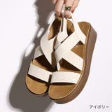 サッ!と履ける厚底コンフォートゴムフィットサンダル | VIVIAN COLLECTION | 詳細画像16