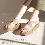 サッ!と履ける厚底コンフォートゴムフィットサンダル | VIVIAN COLLECTION | 詳細画像6