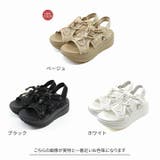 厚底メッシュレースアップダッドスポーツサンダル | VIVIAN COLLECTION | 詳細画像2