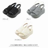厚底シアーレースダッドスポーツサンダル | VIVIAN COLLECTION | 詳細画像2