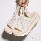 厚底シアーレースダッドスポーツサンダル | VIVIAN COLLECTION | 詳細画像17