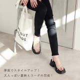 厚底プラットフォームチューブストラップサンダル | VIVIAN COLLECTION | 詳細画像6
