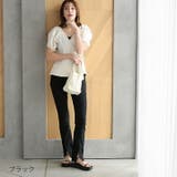 厚底パールアンクルストラップサンダル | VIVIAN COLLECTION | 詳細画像15