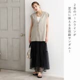 厚底パールアンクルストラップサンダル | VIVIAN COLLECTION | 詳細画像5