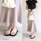 厚底パールアンクルストラップサンダル | VIVIAN COLLECTION | 詳細画像10