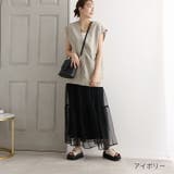 厚底スクエアダブルビジューバックルサンダル | VIVIAN COLLECTION | 詳細画像12