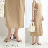 スクエアトゥくびれヒールアシメ華奢ストラップサンダル | VIVIAN COLLECTION | 詳細画像12