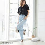 スクエアトゥくびれヒールアシメ華奢ストラップサンダル | VIVIAN COLLECTION | 詳細画像13