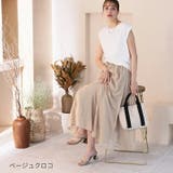 スクエアトゥくびれヒールアシメ華奢ストラップサンダル | VIVIAN COLLECTION | 詳細画像14