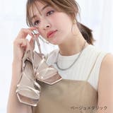 スクエアトゥくびれヒールアシメ華奢ストラップサンダル | VIVIAN COLLECTION | 詳細画像16