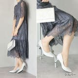 パールリング付きヒールレースグリッターパンプス | VIVIAN COLLECTION | 詳細画像11 