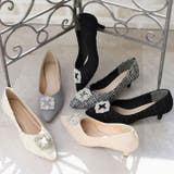 ポインテッドトゥビジューバックルモチーフパンプス | VIVIAN COLLECTION | 詳細画像9 