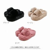 ふわふわファー厚底スリッパサンダル | VIVIAN COLLECTION | 詳細画像2