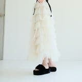 ふわふわファー厚底スリッパサンダル | VIVIAN COLLECTION | 詳細画像20