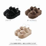 ふわふわファー厚底バックバンドサンダル | VIVIAN COLLECTION | 詳細画像2