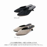 キラキララメ入りベロアミュールパンプス | VIVIAN COLLECTION | 詳細画像2