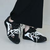 やわらかソールレオパードレースアップスニーカー | VIVIAN COLLECTION | 詳細画像7