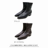 ポインテッドトゥゴールドアクセントストレッチショートブーツ | VIVIAN COLLECTION | 詳細画像2 